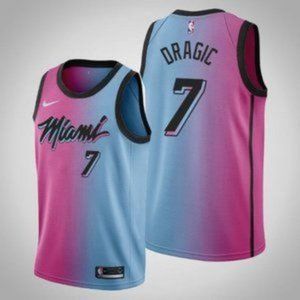 Heat Goran Dragic Pink City Jersey